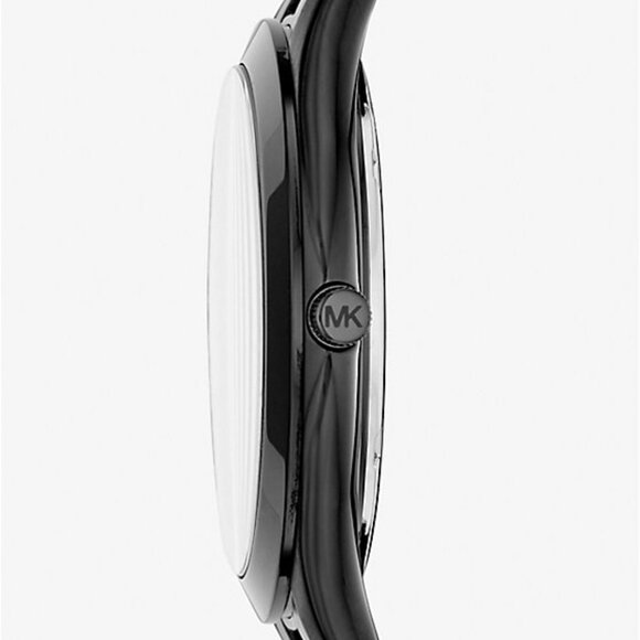 MICHAEL KORS Oversized Slim Runway Black-Tone Watch - Picture 2 of 12